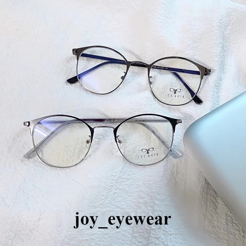 Gọng kính nữ kim loại, mắt tròn thanh mảnh nhiều màu 1030 Joy_Eyewear