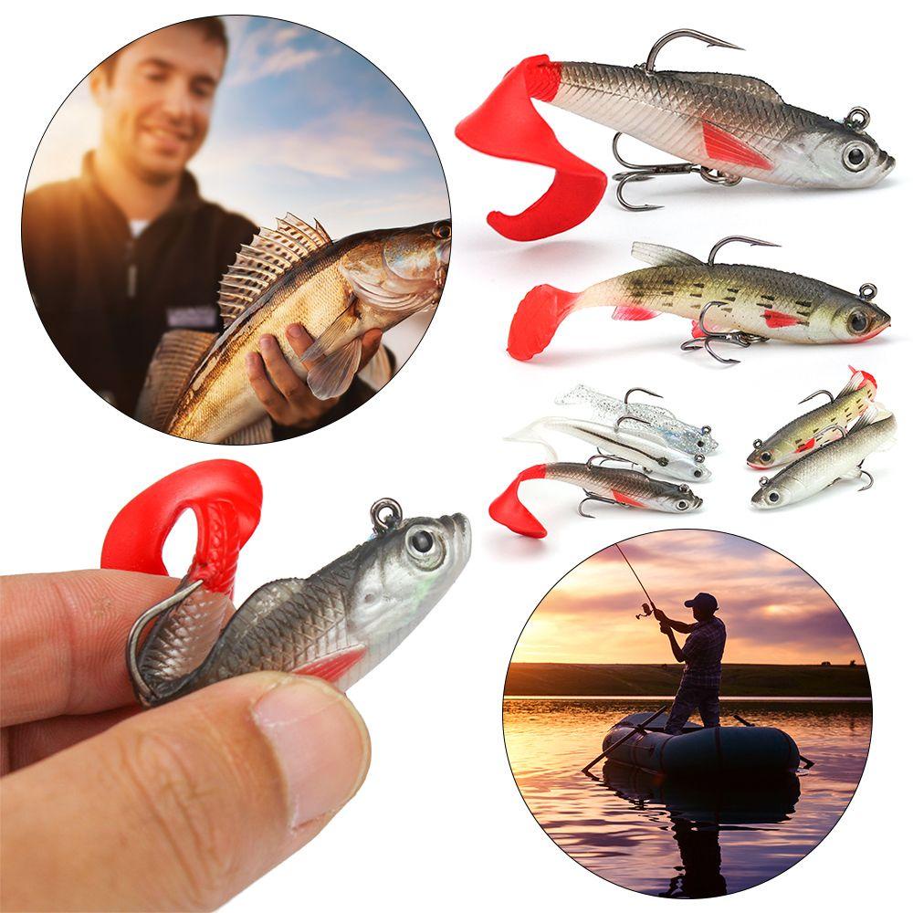 MYRONGVN Mồi Câu Cá Giả Hình Chữ T 9.5g / 14g Chuyên Dùng