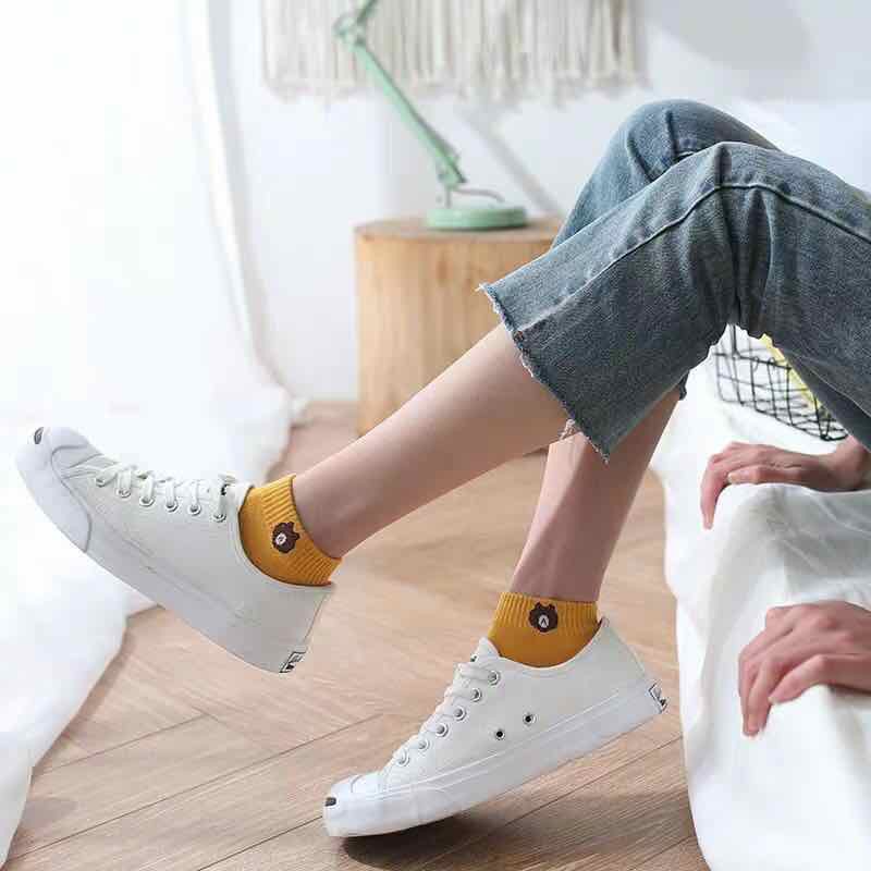 Combo 10 đôi tất gấu cực hot kèm túi gấu
