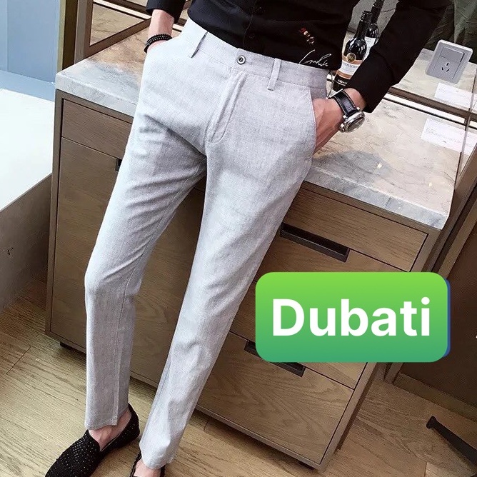 QUẦN NAM TÂY ÂU CÔNG SỞ ỐNG CÔN PHONG CÁCH NAM TÍNH ĐẲNG CẤP- DUBATI FASHION