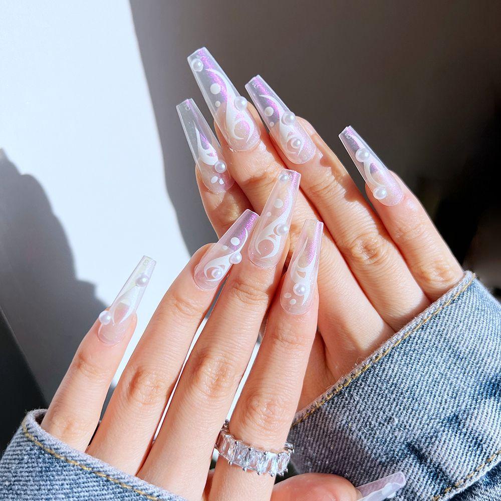 MELODG Hộp 24 Móng Tay Giả Múa Ba Lê