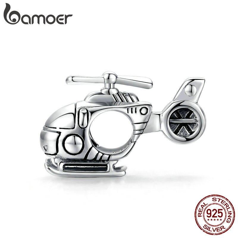 Hạt Charm Bamoer SCC1699 Bằng Bạc 925 Thật Dành Cho Trang Sức Vòng Tay Tự Làm