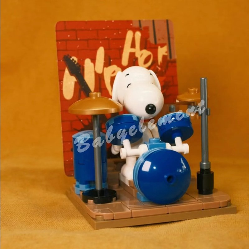 Ngẫu Nhiên 1 Snoopy Mù Hộp Triều Chơi Xếp Hình Khối Xây Dựng Để Bàn Tự Làm Vật Trang Trí Mô Hình Anime Người Lớn Trẻ Em Đồ Chơi Quà Tặng
