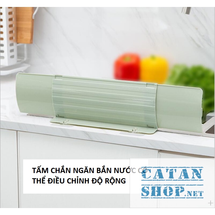 Tấm chắn ngăn bắn nước mở rộng, Tấm NHỰA gấp gọn dùng cho bồn rửa chén nhà bếp siêu tiện lợi