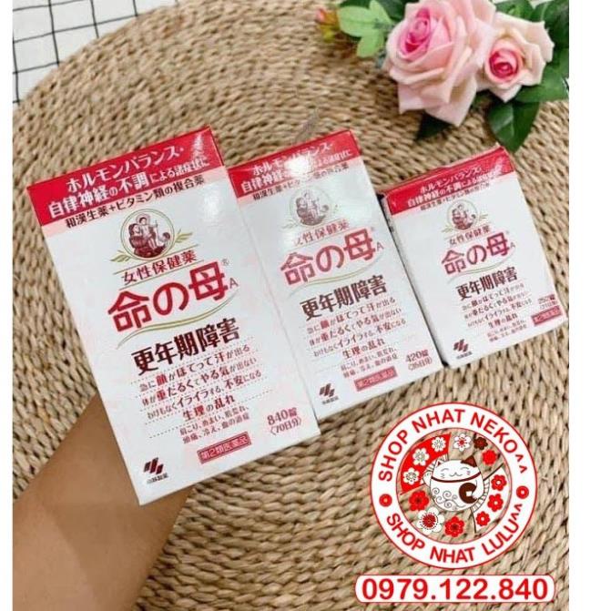 Viên Uống Tiền Mãn Kinh Kobayshi Nhật Bản, Hộp 420 viên ,840 viên