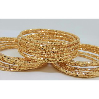 BỘ VÒNG TAY XIMEN MẠ VÀNG 7 CHIẾC CÓ KHÓA XM207