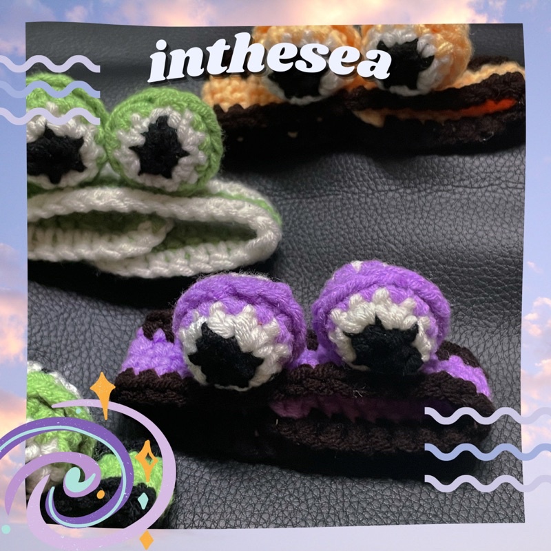 Vòng Tay Đan Len Hình Chú Ếch Đáng Yêu Nhiều Màu