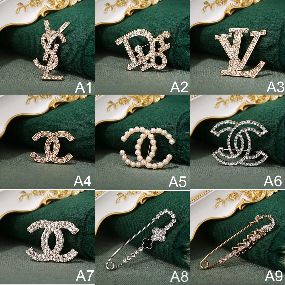 Ghim cài áo kim loại hình hoa đính ngọc trai giả thanh lịch cho nữ