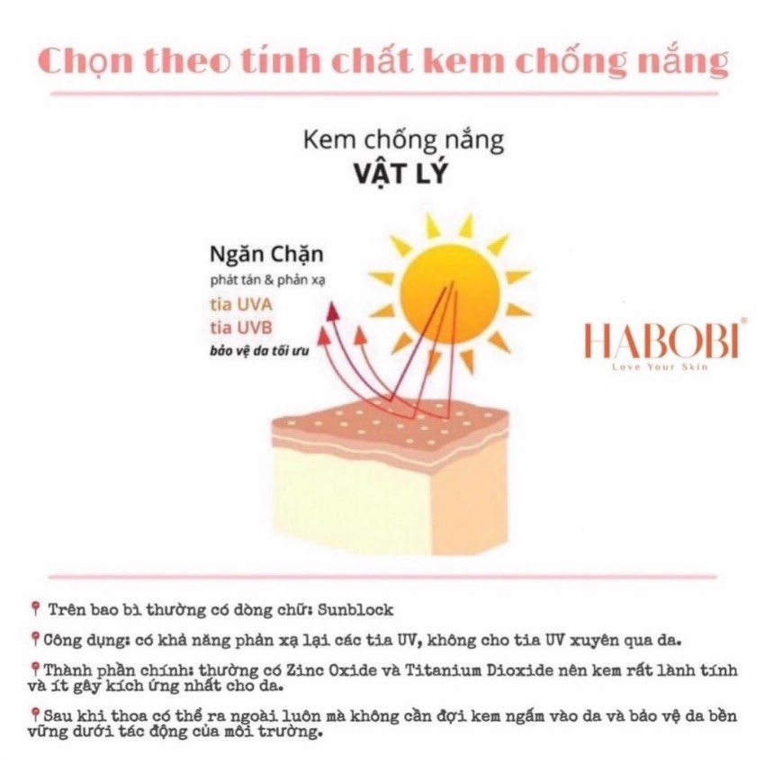 Kem chống nắng habobi dưỡng da dùng cho mọi loại da SPF50++++ kem dưỡng da chống nắng cao cấp habobi dưỡng da