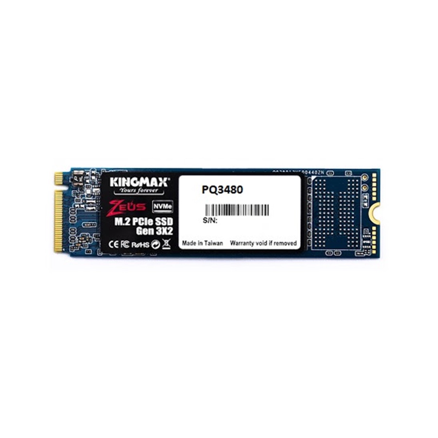 Ổ SSD 128GB Kingmax M.2 2280 PCIe NVMe Gen3x4 PQ3480  - Hàng chính hãng