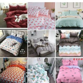 Bộ chăn ga drap poly nhập