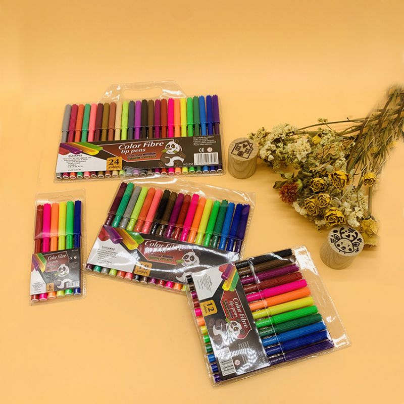 Bộ 12/ 18/ 24 bút dạ màu cho bé tô màu sáng tạo