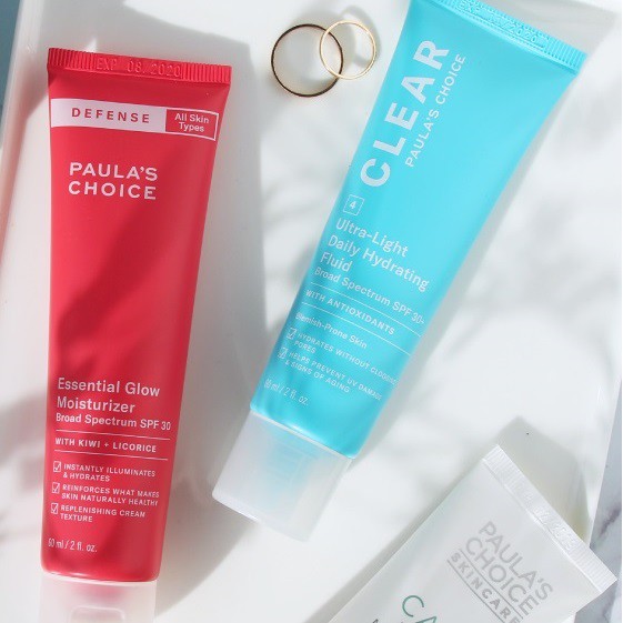 Kem chống nắng Paulas Choice dành cho da mụn 6130 - Paula's Choice Clear Ultra-Light Daily Hydrating Fluid SPF 30 60ml