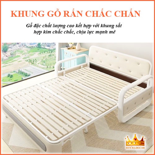 Giường Sofa Gấp Gọn Thông Minh Đa Năng, Sofa Giường Thông Minh Cao Cấp Có Ngăn Chứa Đồ Rộng Tiện Lợi | BigBuy360 - bigbuy360.vn