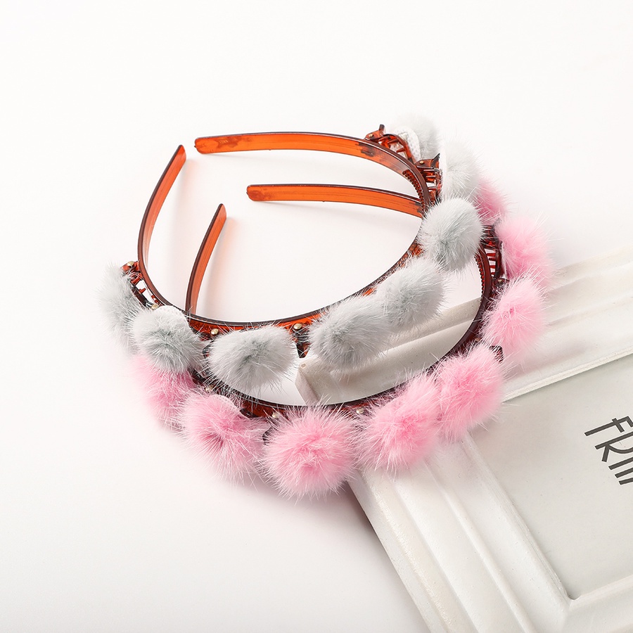 Cài tóc phủ lông phong cách Hàn Quốc dành cho nữ