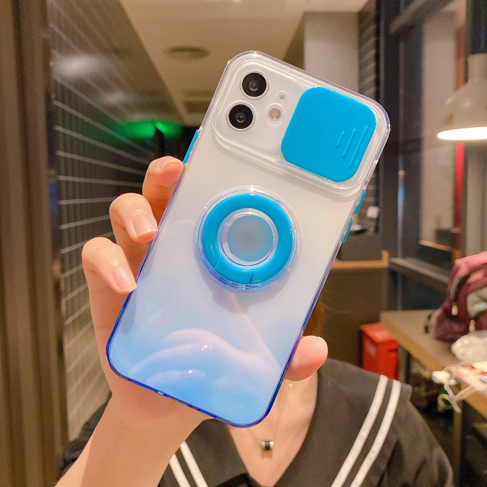 Ốp điện thoại màu loang có nắp trượt thích hợp cho iPhone 13 12 11 Pro Max Xs Max Xr X 8 7 Plus