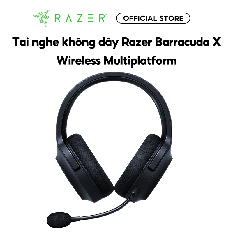 Tai nghe không dây Razer Barracuda X Wireless Multiplatform (Gaming + Mobile) - Bảo hành chính hãng 24 tháng