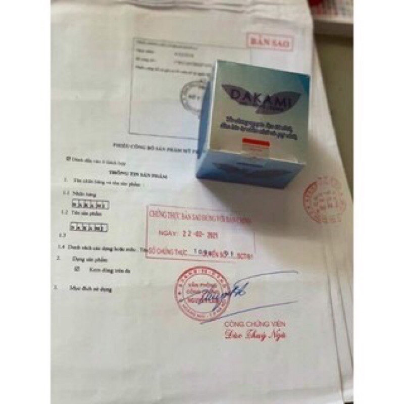Kem dakami chính hãng 100% mẫu mới