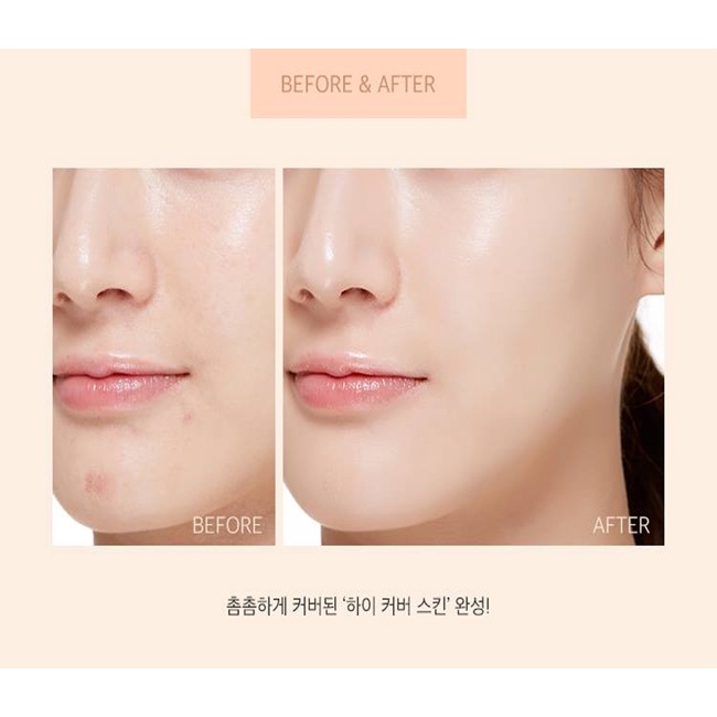 Phấn Nước Kiềm Dầu Missha M Magic Cushion Cover Lasting SPF50+ PA+++ 15g - HỘP HỒNG