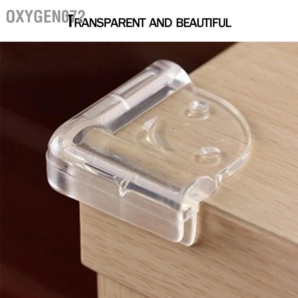 Miếng đệm bọc góc bàn/ đồ nội thất bảo vệ an toàn chống va chạm kèm miếng dán cho trẻ em