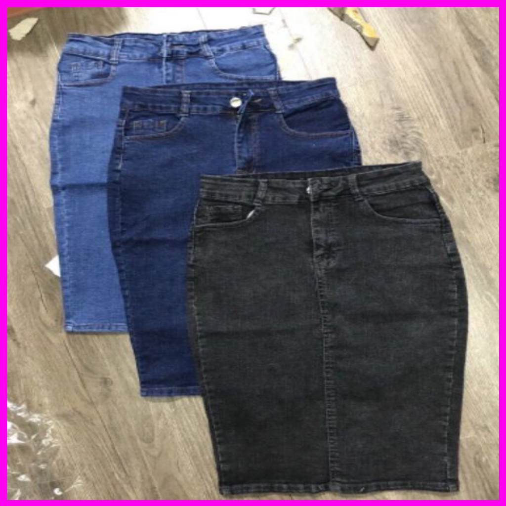 {HÀNG ĐẸP GIÁ TỐT}_ CHÂN VÁY JEAN DÀI ÔM BODY_CHÂN VÁY BÒ DÁNG ÔM XẺ SAU | BigBuy360 - bigbuy360.vn