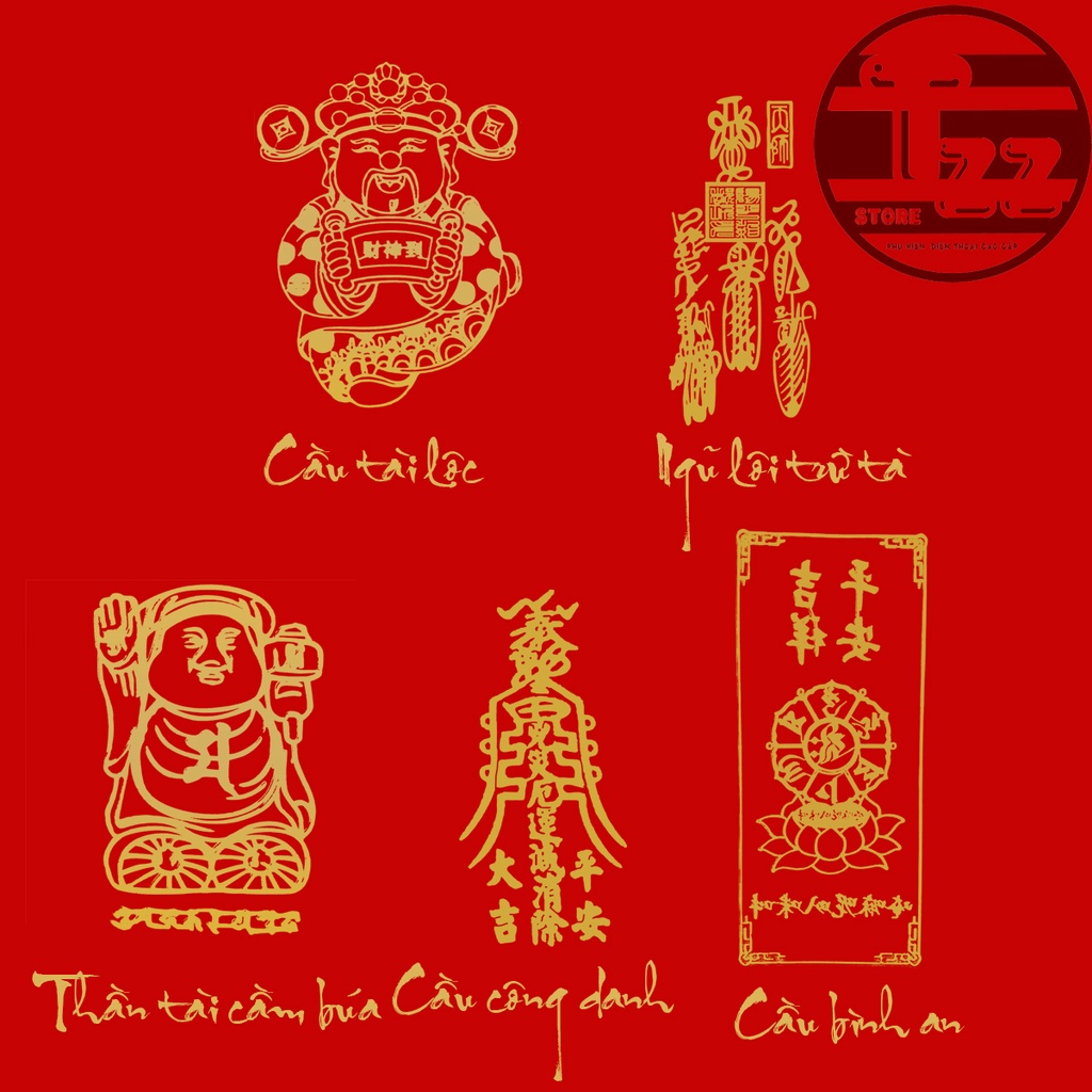 Ốp lưng KÍNH Samsung S7 / S7 EGDE in hình 3D LINH PHÙ- TÀI LỘC- MANG LẠI MAY MẮN CHO CHỦ NHÂN