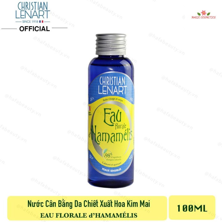 [Mã giảm giá] Nước Hoa Hồng Chiết Xuất Từ Cánh Hoa Kim Mai Christian Lenart Eau Florale d’Hamamélis 100ml