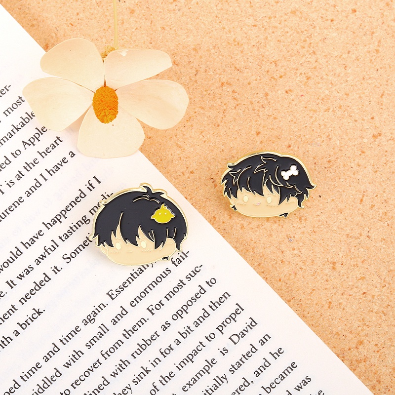 Ghim Cài Áo Kim Loại Hoạt Hình Dễ Thương Dành Cho Bé Trai