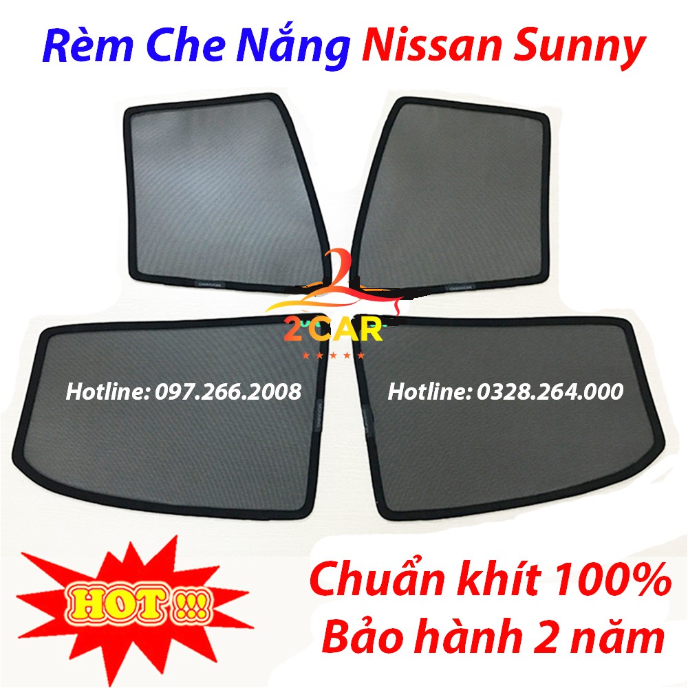 Rèm che nắng xe Nissan Sunny Rèm loại 1 cao cấp