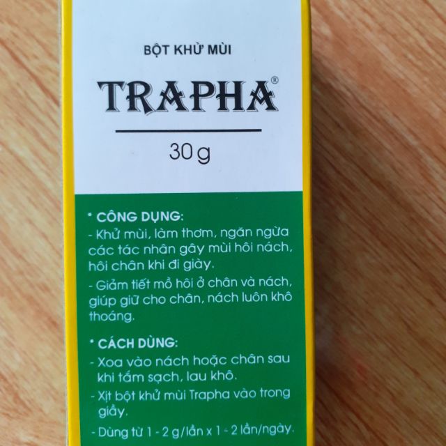 Bột khử mùi Trapha
