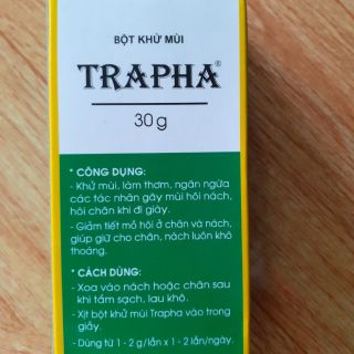 Bột khử mùi Trapha