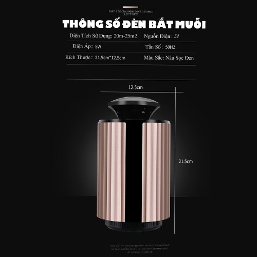 Đèn Bắt Muỗi Hình Trụ Thông Minh Bóng Hút Led Tia UV Thế Hệ Mới 2020 Đầu Cắm Cổng USB Cho Phòng Đèn Diệt Muỗi Thông Minh