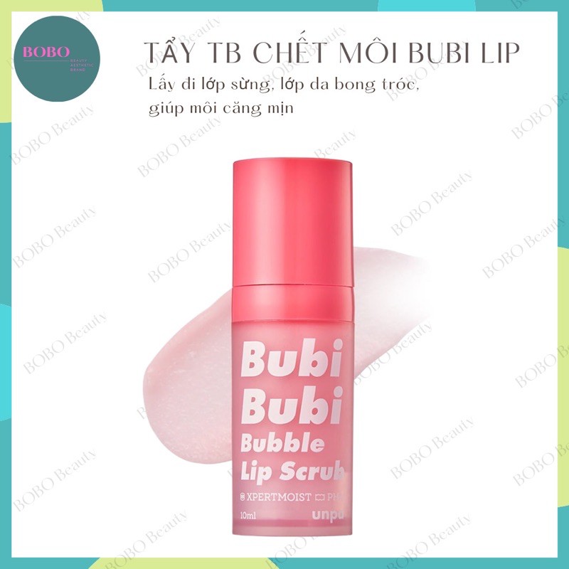 TẨY DA CHẾT MÔI BUBI BUBI LIP (mẫu mới)