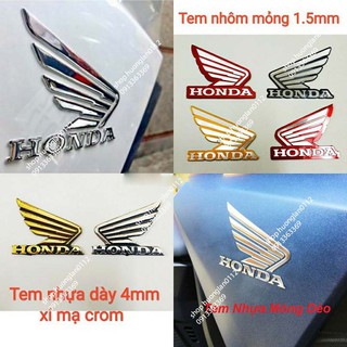 Tem Honda Cánh Chim xe máy ( giá 1 cặp / 2 cánh )