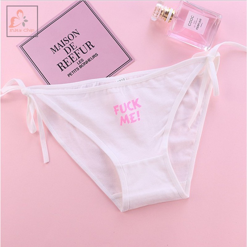 Quần Lót Nữ Cột Dây Cotton Sexy Fu*k Me
