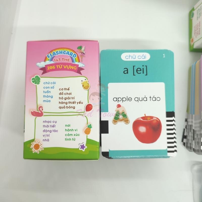 Máy Đọc Thẻ Tiếng anh flashcard song ngữ Anh Việt  510 từ vựng, 3 chế độ cho bé loại 1 chính hãng