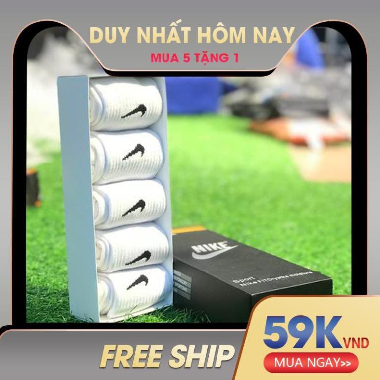 COMBO 5 TẶNG 1 Tất Jordan dệt kim,vớ dệt kim,cổ cao,thời trang,thể thao, bóng đá,nam nữ,Nike,Champion,Puma,Adidas,Puma