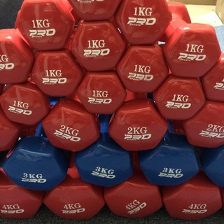 Tạ tay cao su 1kg - đôi , tạ tập gym yoga cho nam nữ, tạ tập tại nha