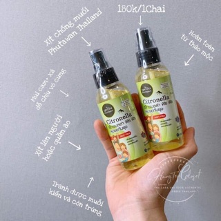 Xịt xả đuổi muỗi Thái Lan hàng sẵn