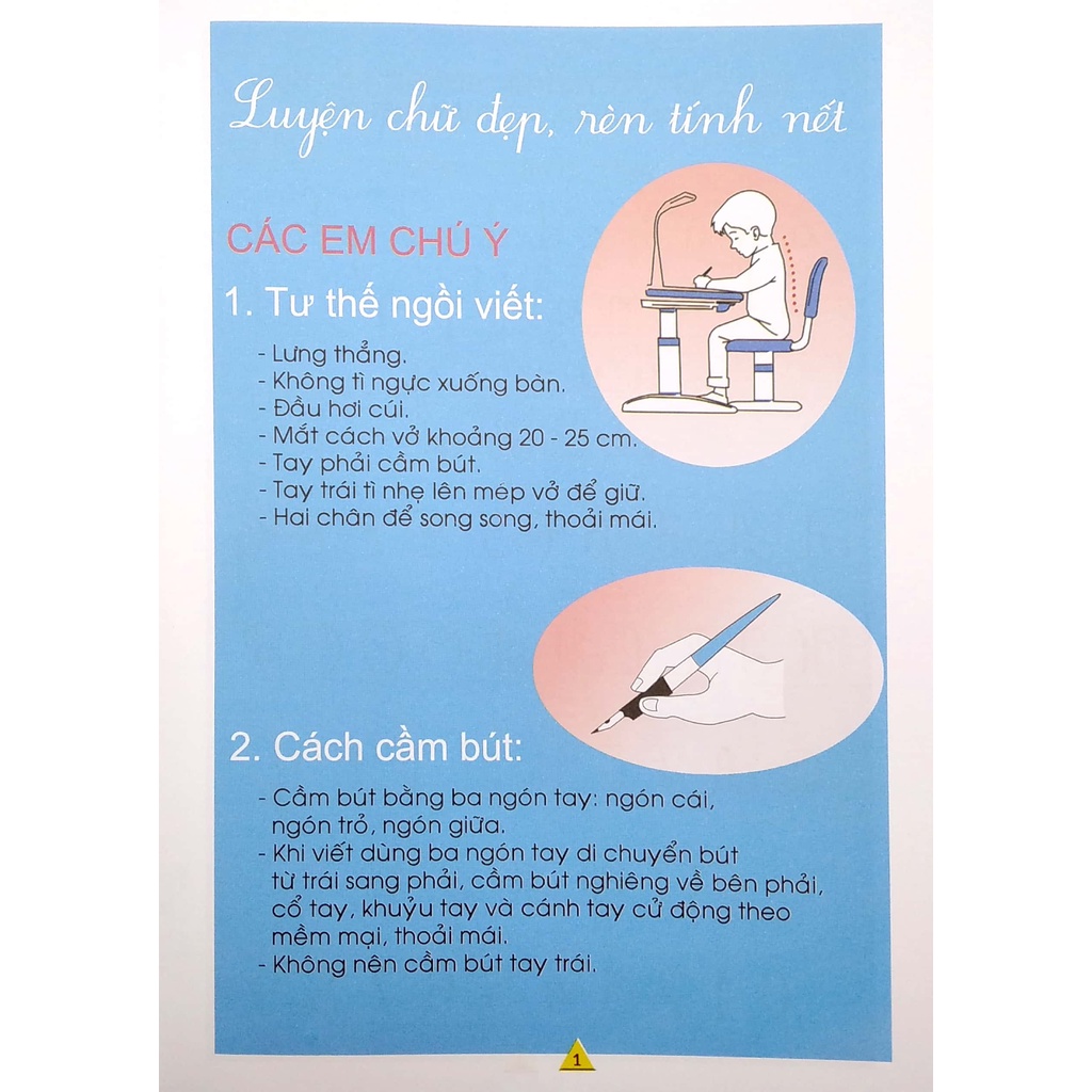Sách Vở Ô Ly Tập Viết 1 - Chữ Cái - Chữ Ghép