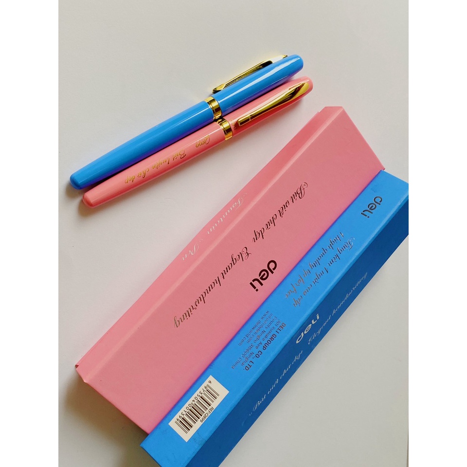 Bút máy cao cấp Deli Q899- bút viết chữ đẹp- tặng kèm ngòi - VPP BEE