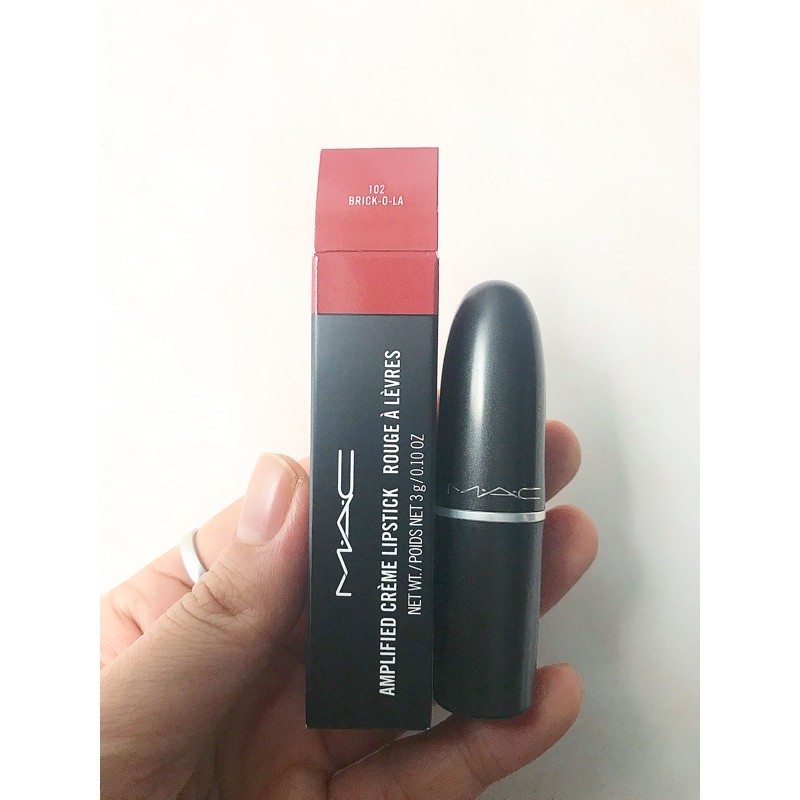 Son MAC Brick-O-La Màu Hồng Nâu – Amplified (3g) - Canada