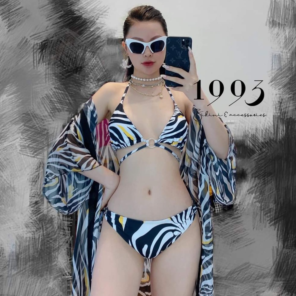 Bikini Nữ 2 Mảnh Khăn Choàng Khoác Ngoài Đồ Bơi Nữ Bin Sports BHV107 | BigBuy360 - bigbuy360.vn