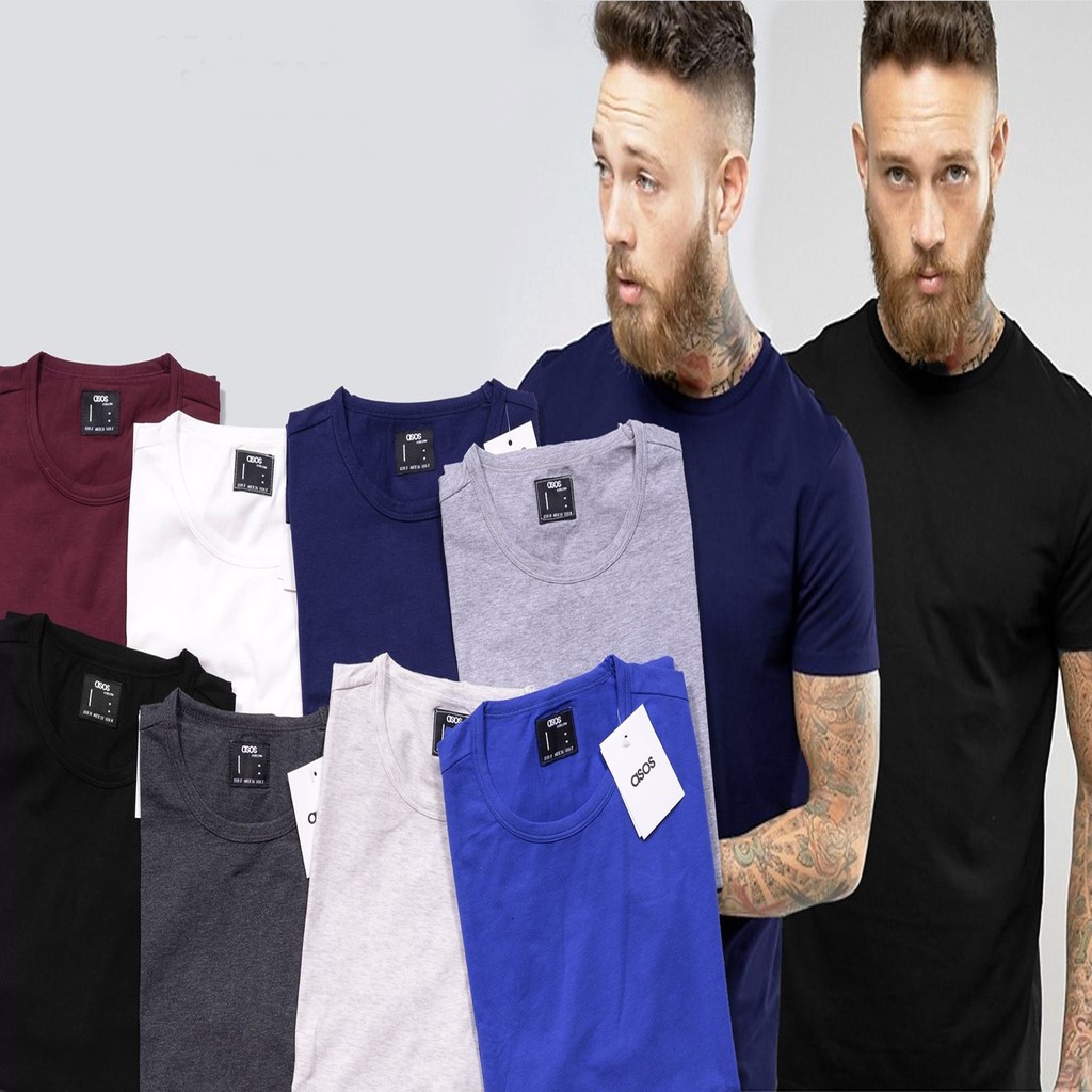 Áo thun cổ tròn màu basic ❤️ đây là chiếc áo thun lạnh mát mẻ suốt cả cùng với dáng áo thun slimfit gọn gàng !