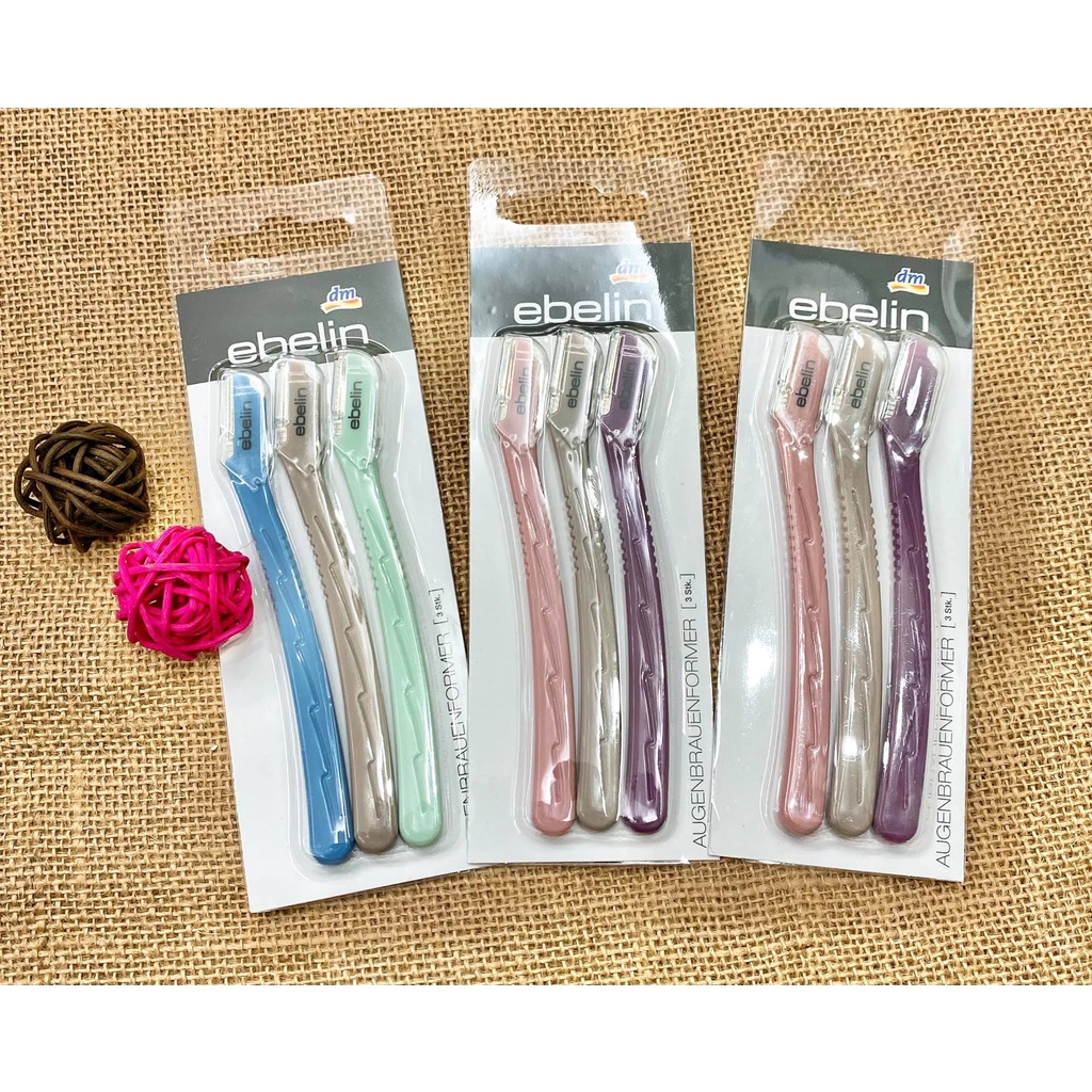 SET 3 DAO CẠO LÔNG MÀY EBELIN-Hàng Đức