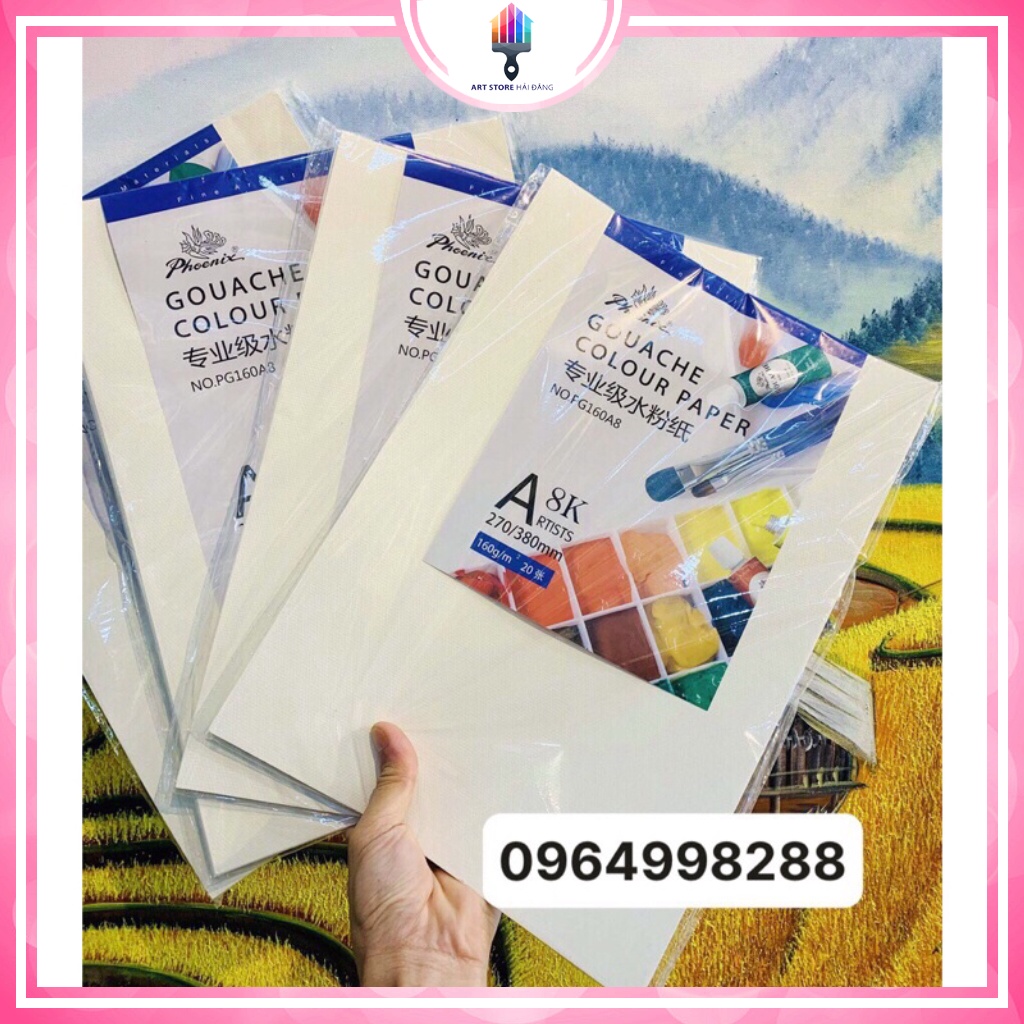 Giấy vẽ khổ a3🔥hàng loại 1🔥vẽ được nhiều chất liệu, giấy táo