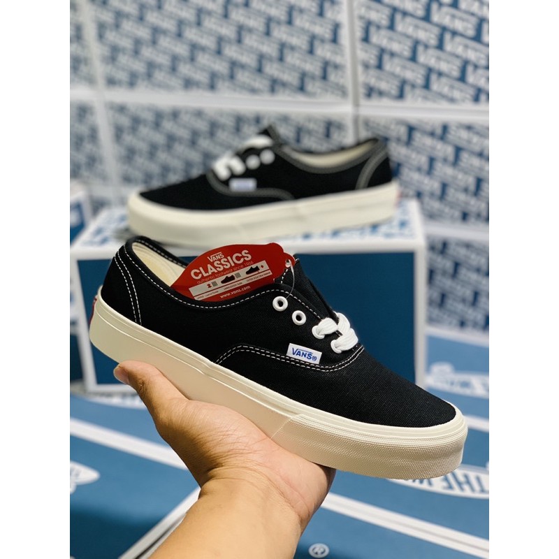 Giày Vans Classic Đen Trắng chuẩn 1:1 Box Xanh