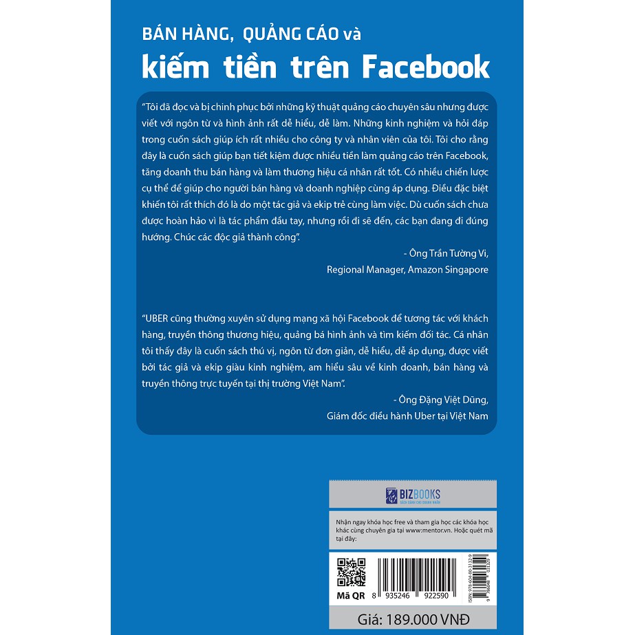 Sách - Bán Hàng, Quảng Cáo và Kiếm Tiền Trên Facebook