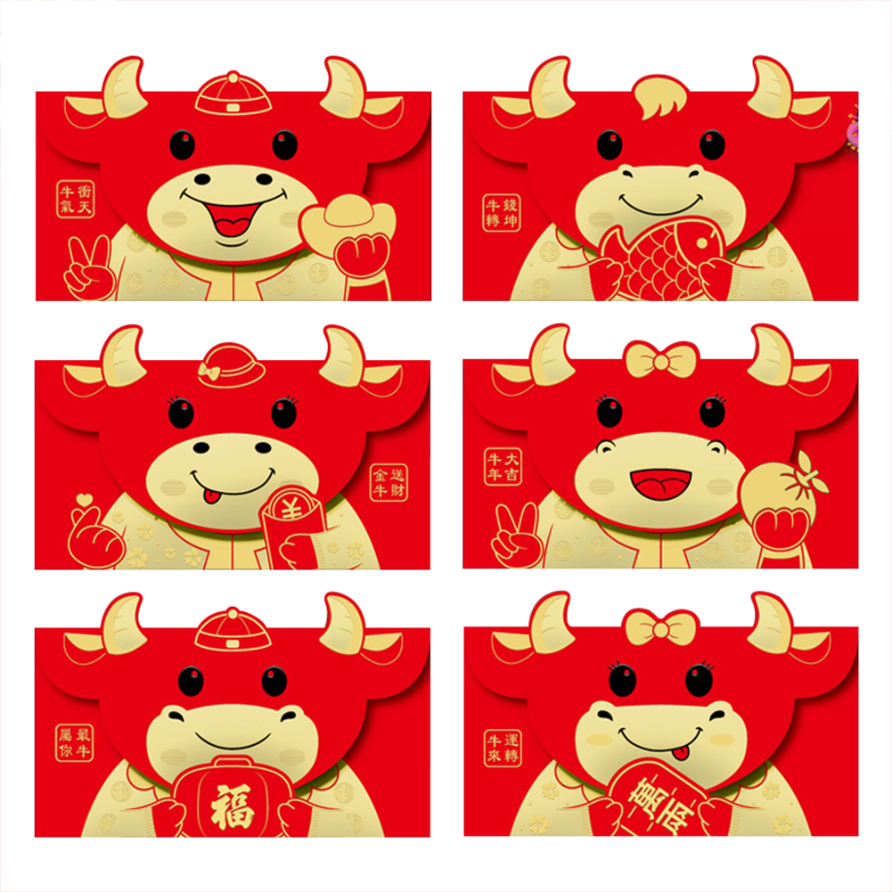 Bao Lì Xì Đỏ May Mắn Năm Mới 2021