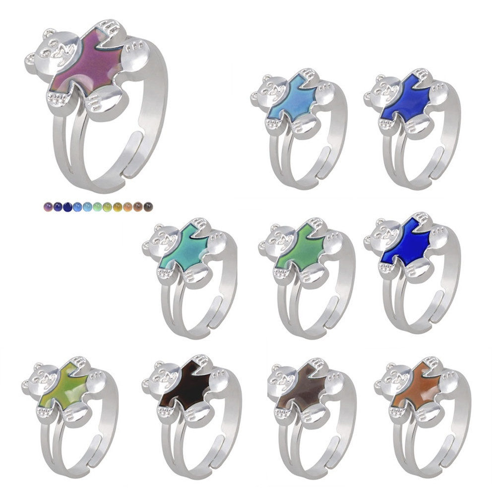 1 Nhẫn Hình Mặt Trăng, Bươm Bướm, Trái Tim, Có Thể Điều Chỉnh Nhiệt Độ